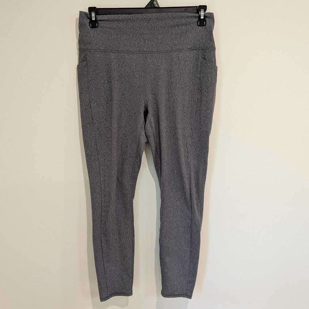 RBX Soft Charcoal Gray Leggings (XL) Gymcore Athleisure Activewear Fitness